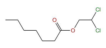 2,2-Dichloroethyl heptanoate